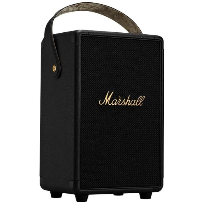 Marshall Tufton Portable Stereo Bluetooth-Speaker (Bluetooth, Black and Brass)