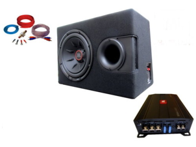 Dsx Jbl 1700 Watt Basspaket Subwoofer Verstaerker Set Kabelset Auto-subwoofer